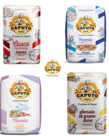 Caputo mel prøvepakke 4 x 1 kg - Fantastisk tilbud!
