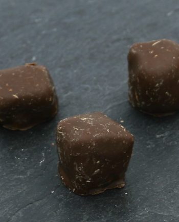 Mørk Chokolade med Ingefær - 4 kg fra Nøddebutikken