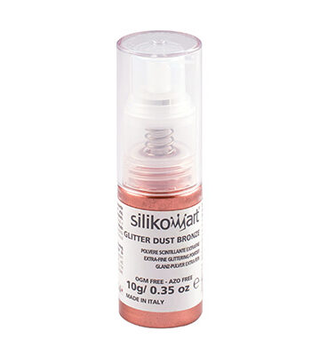 Glitter støv spray 10 g - Bronze til Kagepyntning