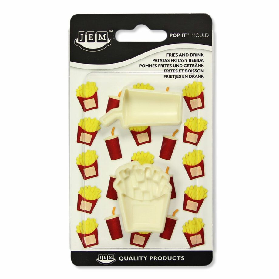 JEM POP IT - Pomfritter & Sodavand til 27,00 DKK