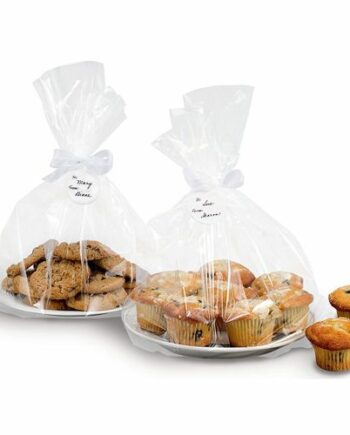 Wilton Treat Bag Kit - Cellofanposer med bånd, 3 stk.