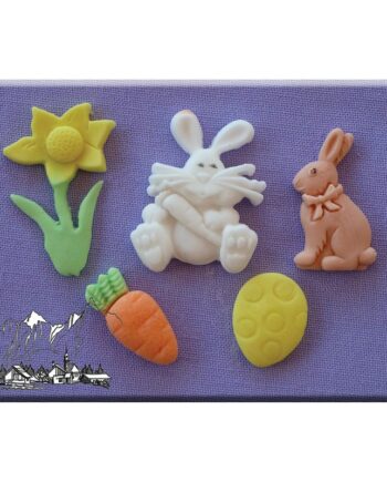 Silikoneform til påskedekorationer - Kagedekoration