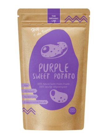 Lilla sød kartoffel pulver - 100g superfood til smoothies