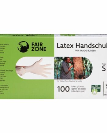 Bæredygtige Fair Zone Latex Handsker - Str. S