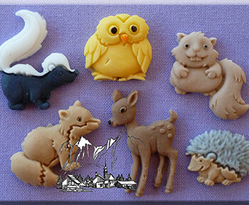 Alphabet Moulds - Skovens Dyr Forme til Bagning 48,90 DKK