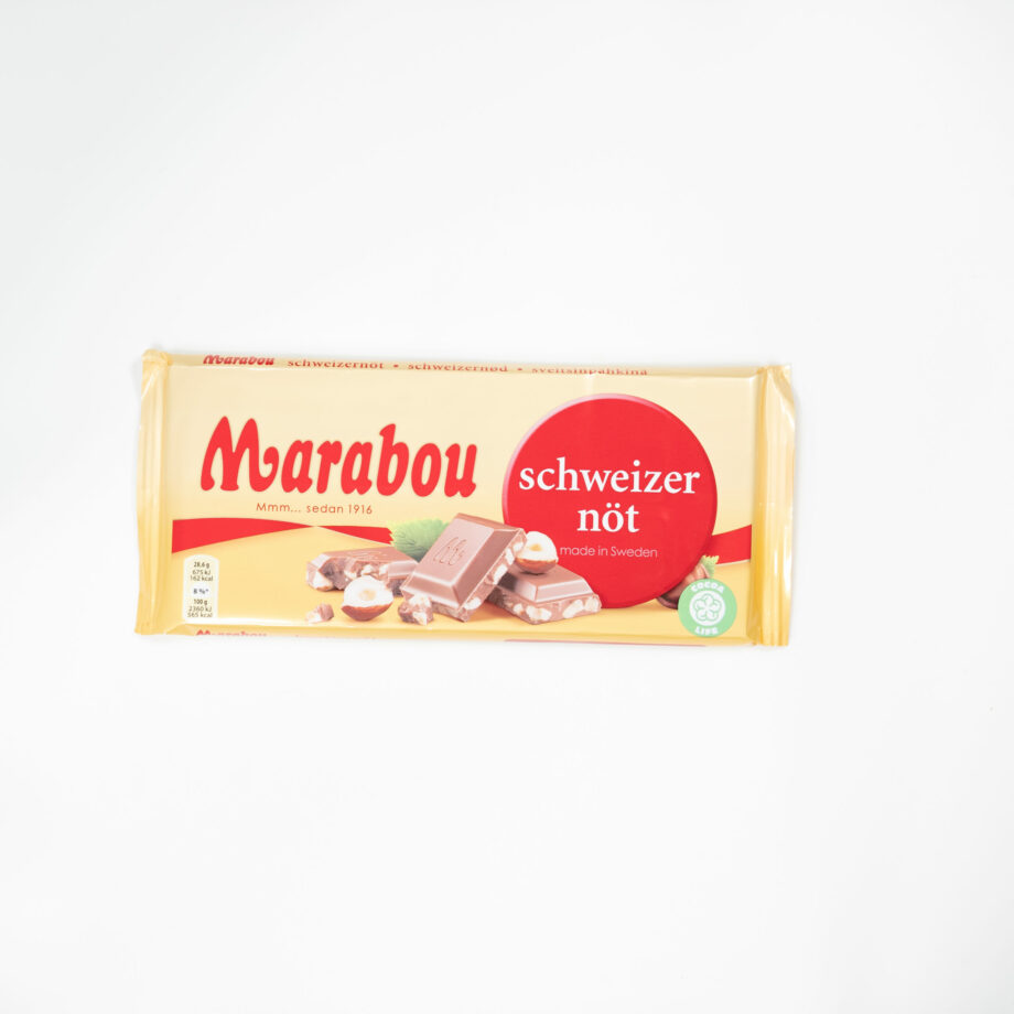 Marabou Schweizernöt Chokolade - 32,00 DKK tilbud!