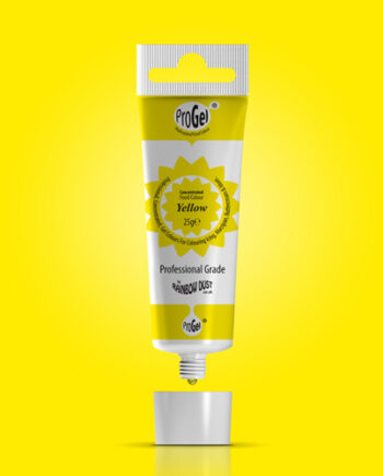 Rainbow Dust ProGel - Gul til Kagedekoration