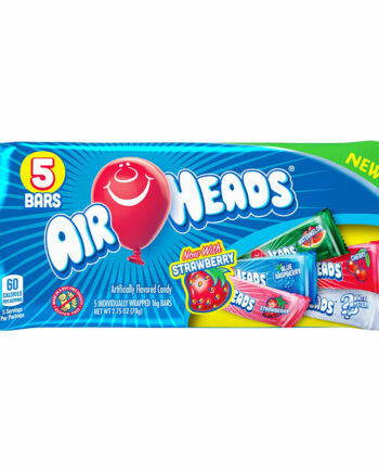 Airheads Blandede Smagsvarianter 5 Bar Pakke - Slik