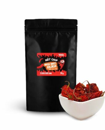 Naga Bhut Jolokia Tørrede Chili Pods - Ultra Hot Snack!