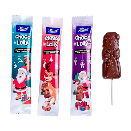 Chokolade Julemand På Pind - Chokolade - SlikWorld