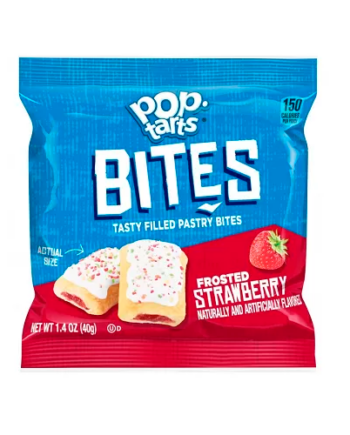 Pop Tarts Jordbær Bites - Små Kiks & Kager på Tilbud!