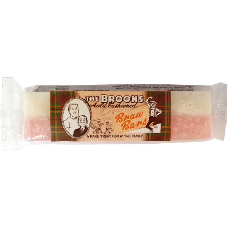 The Broons Auld Fashioned Coconut Ice Nougat Bar - Slik - SlikWorld