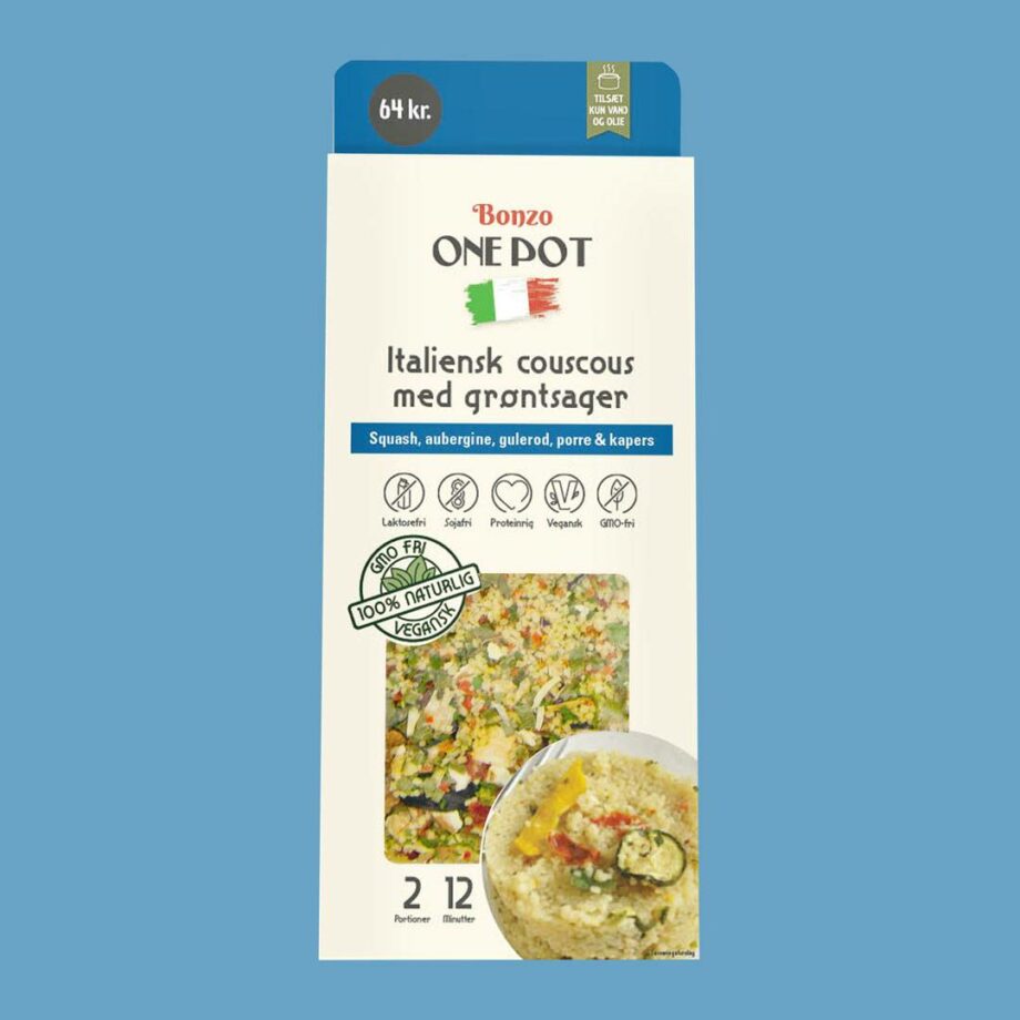 Italiensk couscous med grøntsager - kun 64 DKK!