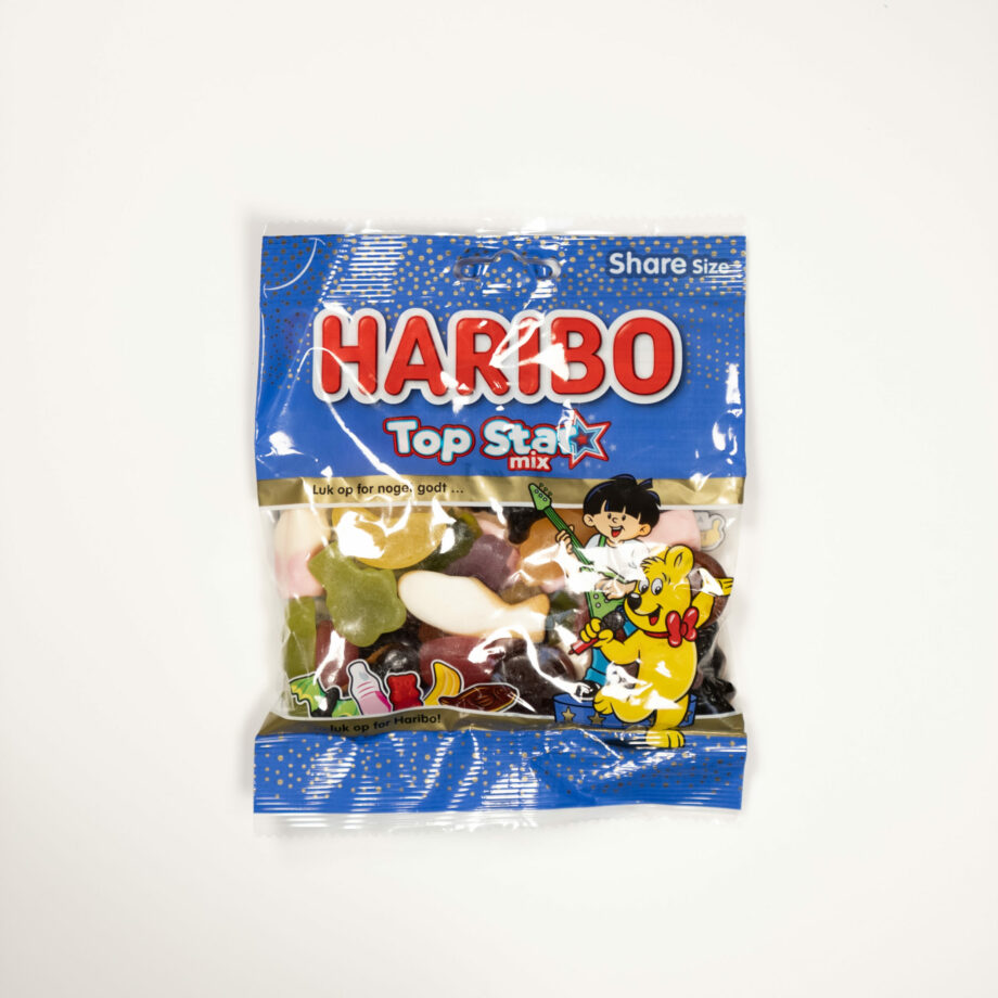 Haribo Top Star Mix 120g - Søde godbidder til alle!