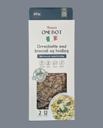 Orecchiette med broccoli og hvidløg - One Pot Ret