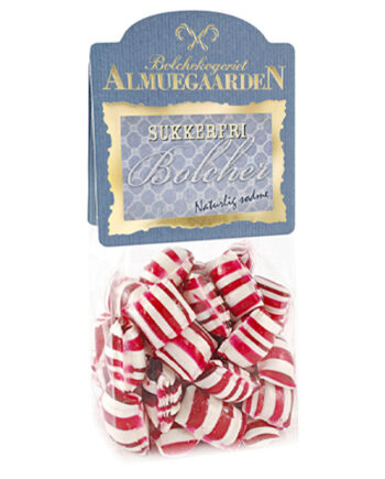 Almuegaarden  -  Sukkerfri pebermyntebolcher