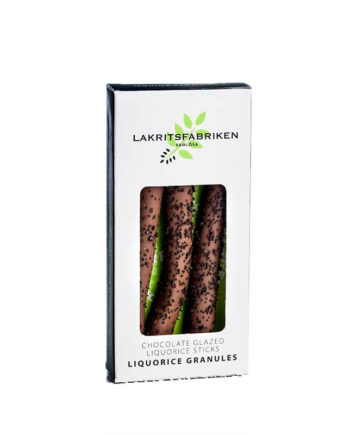Lakritsfabriken -  Saltlakrids med chokolade og granulat