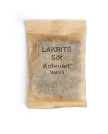 Kolsvart - Sød lakrids