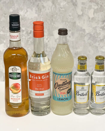 Kun Det Bedste - Gin Hass drinks-pakke