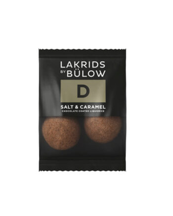 Bülow Lakrids - D salt & karamel flowpacks 250 stk.