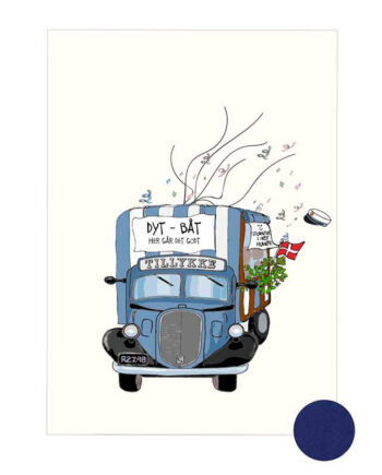 Mouse & Pen - Blå student