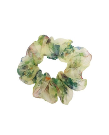 Miqura - Flower Scrunchie, hårelastik
