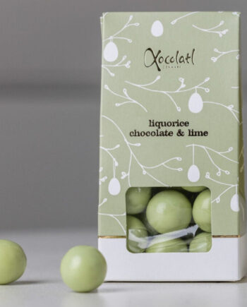 Lakrids med hvid chokolade og lime - Xocolatl
