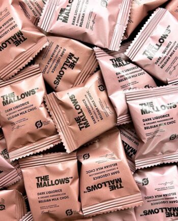 STORKØB, Dark Liquorice - The Mallows (250 stk.)