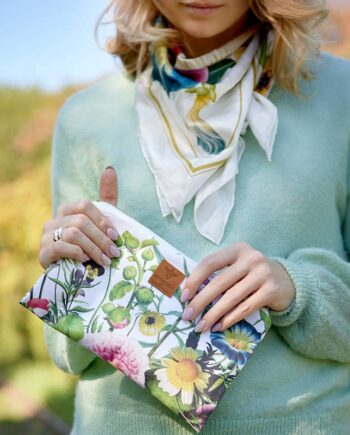 Kosmetiktaske | Clutch | Penalhus | Flower Garden