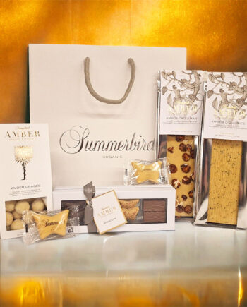 All about Amber - gavepose med Amber chokolade fra Summerbird