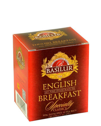 Te - 10 tebreve med English Breakfast tea, Basilur