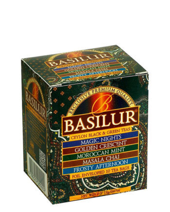 Te - 10 tebreve med forskellige Orient teer, Basilur
