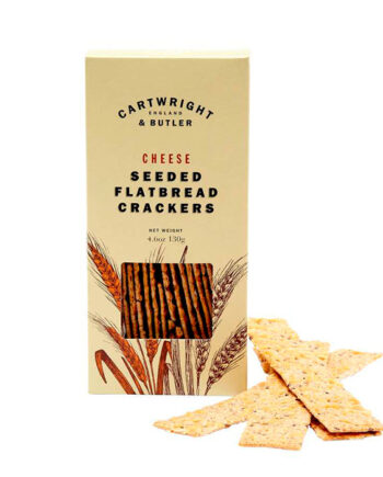 Snackbrød med ost og hørfrø
