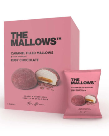 Caramel Filled Mallows Ruby Chocolate Box - The Mallows