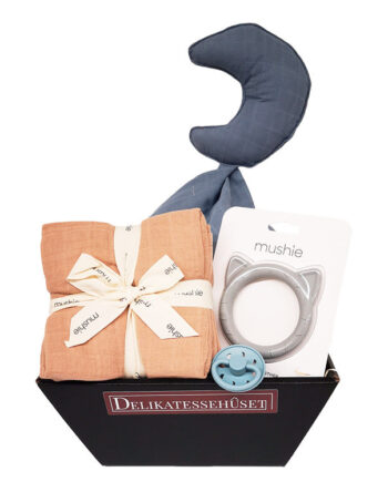 Babyshower gave - blå forkælelse til den lille dreng
