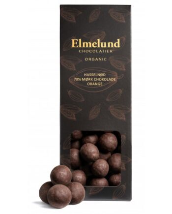 Elmelund dragé - Hasselnødder mørk orange