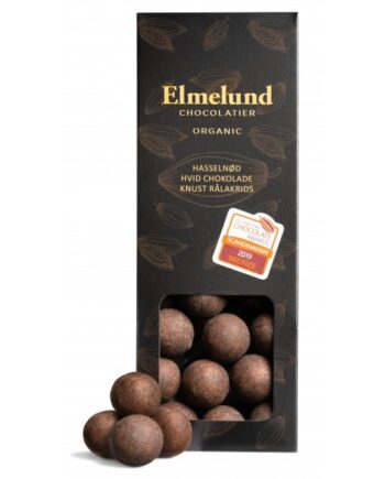 Elmelund dragé - Hasselnødder hvid lakrids