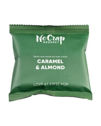 Popcorn med Mandel & Karamel, No Crap Flowpack