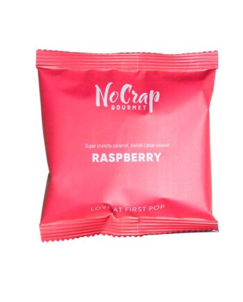 Popcorn med hindbær, No Crap Flowpack