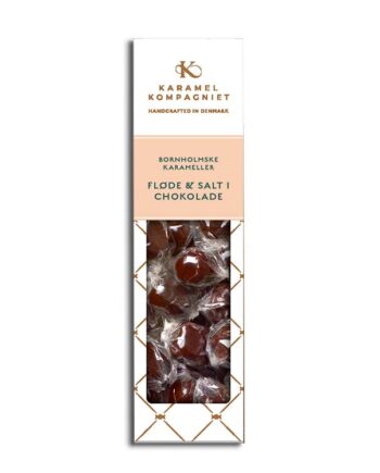 Fløde & Salt i mørk chokolade - Karamel Kompagniet