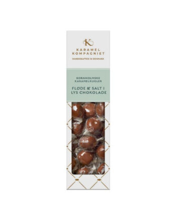 Fløde og salt i lys chokolade - Karamel Kompagniet