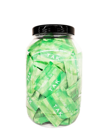 45 'TAK' Flowpack Wally & Whiz vingummi - Lime m. Citron