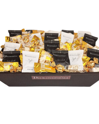 Stor 'guld' gavekurv, når du skal sige tak