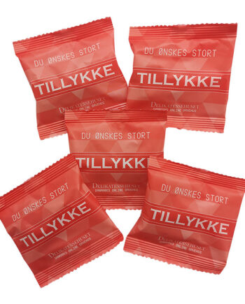 Flowpacks Wally & Whiz - 'Tillykke' (5 stk)