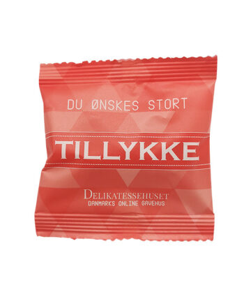 'Tillykke' flowpack - Wally & Whiz