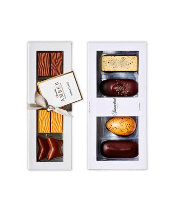 Summerbird gaveæske 2-pak; Amber miniature & Petit Four