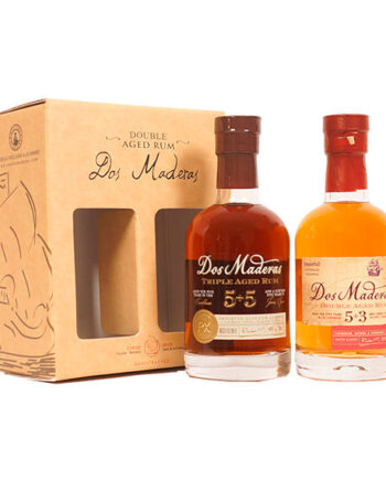 Gaveæske med Dos Maderas Caribbean 5+3 & 5+5 ÅR (2*20 cl)