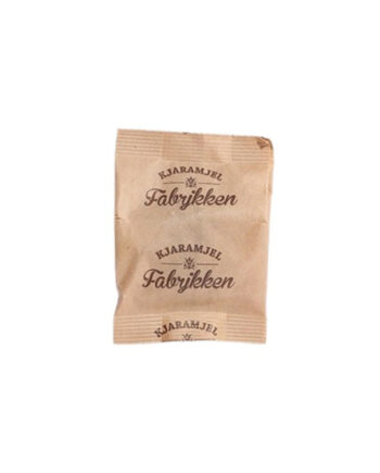 Flowpack Karamel m. lakrids - Kjaramjel Fabrjkken