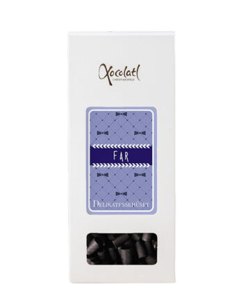 Blød saltlakrids i æske - vælg variant - Far - blå