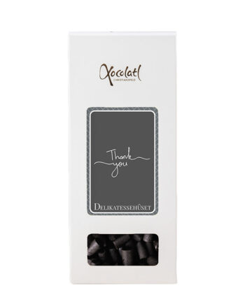 Blød saltlakrids i æske - vælg variant - Thank you - grå